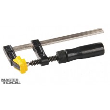 Струбцина столярная тип "F" MasterTool GM 300*120 мм, 3200Н, деревянная ручка, DIN5117 (Арт.: 07-0004)