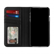 Защитный чехол книжка натуральная кожа Case-Mate Wallet Folio для iPhone 11 Pro Черный