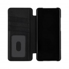 Защитный чехол книжка натуральная кожа Case-Mate Wallet Folio для Samsung Galaxy S20 Plus Черный