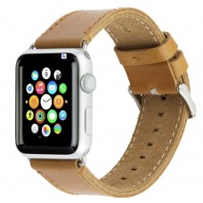 Ремешок браслет для часов Apple Watch 42mm натуральная кожа dbramante1928 Коричневый