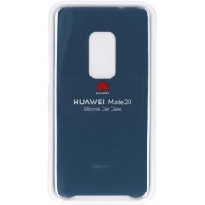 Чехол защитный противоударный Huawei Mate 20 Silicone Car Case Силикон Синий