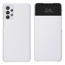 Защитный смарт чехол книжка Samsung Galaxy A32 5G S-View Flip Cover (Clear View) Белый