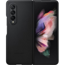 Чехол книжка защитный противоударный кожаный Samsung Galaxy Fold 3 5G Leather Cover EF-FF926 Black 
