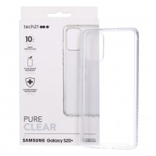 Фирменный противоударный чехол tech21 Pure Clear SM для Samsung Galaxy S20 Plus SM-G985
