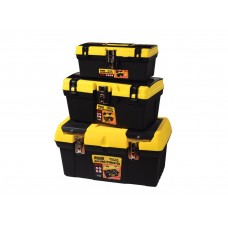Ящики для инструмента MasterTool GM комплект 3шт. 12,5"+16"+19", мет.замки (79-2038/2039/3052) (Арт.: 79-2001)