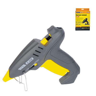 Пистолет клеевой MasterTool GM Ø 11,2 мм 400 Вт, 28 г/мин, беспроводной, регулятор  t 150-200 С "Капля-Стоп" (Арт.: 42-0506)