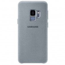 Чехол Silicone Cover Alcantara для Samsung Galaxy S9 Plus Серый