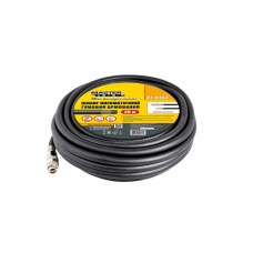 Шланг армированный резиновый MASTERTOOL GM 20 атм 8х15 мм 20 м с быстросъемными соединениями (81-8463)