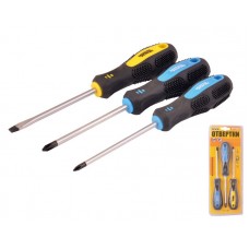 Набор отверток MASTERTOOL GM 3 шт (PH1*100, 2*100, SL5*100) (40-1504)