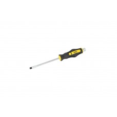 Отвёртка ударная шлицевая магнитная MASTERTOOL GM EXTERNAL HEX SL6х125 мм ручка с TPR покрытием (49-6612)