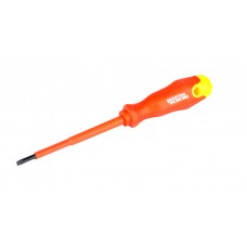 Отвёртка диэлектрическая плоская SL4*100 1000В MASTERTOOL GM (47-0410)