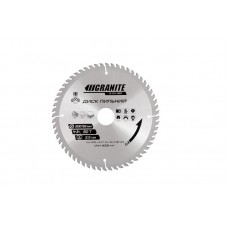Диск пильный GRANITE GM для дерева с твердосплавными напайками 200*32*60Т, адаптер 32-30, 32-25,4, 8000 (5-20-060)