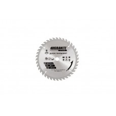 Диск пильный GRANITE GM для дерева с твердосплавными напайками 190*16*40Т, 8500 об/мин 5-(19-040)