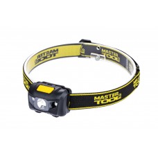 Фонарь MASTERTOOL GM налобный, 4 режима, 59*41*32 мм, WHITE LED + 2 x RED LED, 3 x AAA, ABS 94-0812