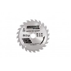 Диск пильный GRANITE GM для дерева с твердосплавными напайками 205*30*24Т, адаптер (30-25,4, 8000 об/мин (5-20-524)