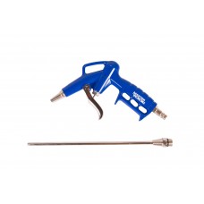 Пневмопистолет продувочный MASTERTOOL GM Ø 2 мм, 2-6 бар + носик 210 мм (81-8743)