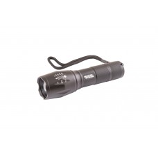 Фонарик MASTERTOOL GM с регулировкой фокуса, 5 режимов, 130*38*28 мм, CREE XM-L T6 LED, 3xAAA/1x18650, AL 94-0819