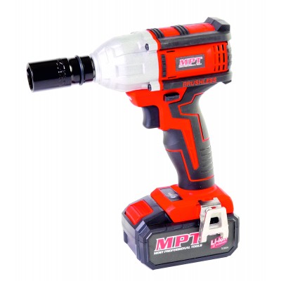Гайковерт MPT GM аккумуляторный 21 V, Li-ion, 450 Нм, 2 скор. пластиковый кейс (Арт.: MCIW2140)