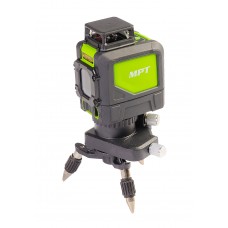 Уровень лазерный MPT GM H360+V, 2 лазерные головки GREEN, 0.3мм/м, 45м, тренога, сумка (Арт.: MLL505)